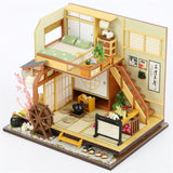 DIY Doll House Miniature Dollhouse With Furnitures Wooden House Miniaturas Toys For Children New Year Christmas Gift C&M