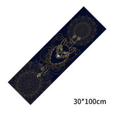 30*100cm Cooling Sports Towels Yoga Mat Cover Towels Non-slip Gym Fitness Printed Microfiber Travel Quick-drying Cushion Pilates