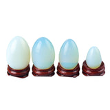 Undrilled Opalite Yoni Eggs 3Pcs/Set Natural Crystal Ben Wa Ball Tightening Vaginal Muscle Exercise Massage Kegel Health Care