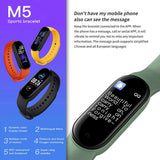 M5 Men Women Smart Watch Sport Smartwatch Heart Rate Blood Pressure Monitor Tracker Fitness Bracelet For Android/IOS Hot Sale