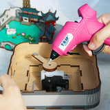 230V 12(70)W DIY Mini Hot Glue Gun Silicone Melt Repair Tools with 7mm Sticks For Diyer CE Approved