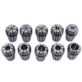 10PCS Spring Collet ER16 Collet Chuck Motor Shaft Extension Rod Spindle Collet Lathe Tools Holder Inner 10MM