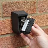 Key Box Safe 10 Digit Push-Button Combination Lock Wall Mounted Outdoor Key Storage Lock Electronic Safe Key Holder For Keys