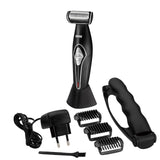 Body&back shaving machine male electric shaver hair bodygroom facial foil electric razor beard trimmer head trimer shave for men