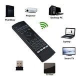 2.4G Wireless Remote Control with Keyboard 6-Axis Intelligent Remote Control Backlight Voice for Set-Top Box Smart TV
