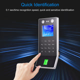 Face Recognition Fingerprint Password Attendance Machine Access Control Time Clock Recorder ID Card Device Checking-in Recorder