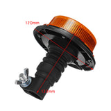 5.2x4.7" Inch Dome 18 LED Construction Vehicle Car Warning Strobe Light Flashing Lights Truck Emergency Light 12-24V Waterproof