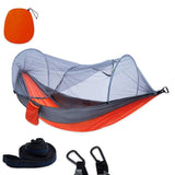 1-2 Portable Person Camping Outdoor Hammock with Mosquito Net Swing Sleeping Lightweight Travel Bed for Hiking