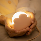 Cloud-shape Lamp USB Rechargeable Light 4-gear Dimming Night Light Warm Light Eye Protective Desk Lamp For Bedroom Kids