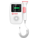 Upgraded Color LCD Curve Doppler Fetal Heart rate Monitor Home Pregnancy Baby Fetal Sound Heart Rate Detector No Radiation