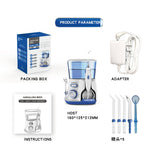 Waterpulse V300G Oral Irrigator 5pcs Tips Dental electric Water Flosser 800ml Oral Hygiene Dental Flosser Water Flossing V300