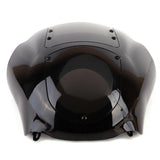 Black &amp; Smoke Quarter Fairing Windshield Kit for Harley  XL 883 1200 1988-2016 FXR