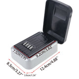 4 Digit Combination Resettable Code Key Safe Lock Storage Box Outdoor Password Security Waterproof Push Button Case Wholesales