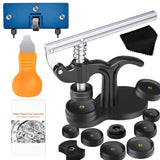 16Pcs Watch Press Tool  for Watch Back Remover Closer Repair with Watch Battery Replacement Kit Fitting Dies 85LB