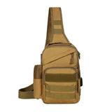 Tactical Sling Bag Outdoor Hiking Camping Shoulder Bag Hunting Fishing Trekking Chest Sling Molle Backpack Sports Running Bag