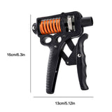 Grip Strength Trainer Hand Grip Strengthener Adjustable Resistance 25-50kg Gripper Fitness Gym Equipment Exerciser Machine