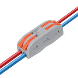 10pcs Wire Connectors Compact Splicing Connectors Cable Connector Set Lever Lock Connectors Universal Wiring Cable Connector