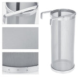 Stainless Steel Homemade Brew Beer Hop Mesh Filter Strainer with Hook Beer Brewing Hop Spider Mesh Filter Strainer