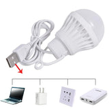 LED emergency light bulb, USB interface with cable Portable Camping Lamp Mini Bulb Book Light Reading Student Study Table Lamp