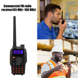 For GT-3PLUS Wireless VHF UHF Radio Walkie Talkie with Lithium Ion Battery UK 100-240V