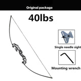 30-50lbs Straight Bow Powerful Archery Recurve Bow High Quality Metal  For Outdoor Hunting Shooting Competition Professional Bow