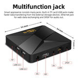 MX1-SE TV Box RK3228A Android 9.0 Network PLAYer 1GB+8GB 2.4G wifi Quad Core 4K HD TV Media PLAYer(EU Plug)