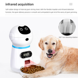 Smart Automatic Pet Feeder With Voice Record Stainless Steel LCD Screen Timer for Dog Food Bowl Cat Food Dispenser Pet Supplies