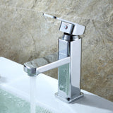 Single Handle Basin Sink Bathroom Faucet Deck Mounted Lavatory Sink Tap Crane Hot Cold Water Basin Mixer Taps Home Water Tap