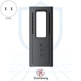 Electric Heater Leafless Household Desktop Heater Portable Leafless Vertical Heater US Plug