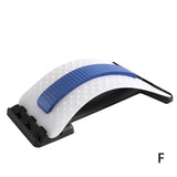 1pc Back Stretch Equipment Massager Stretcher Fitness Lumbar Support Relaxation Spine Pain Relief Health Care