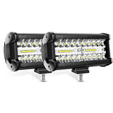 120W LED Bar Offroad Spot Flood Combo  4x4 LED Light Bar/Work Light for Truck Car SUV 4WD Boat ATV Barra LED Headlights 12V 24V