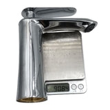 Zinc alloy built-in large Porsche cold and hot water mixing single hole basin faucet