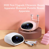 3 in 1 Ultrasonic Facial Tightening Oxygen Injection Beauty Apparatus High Frequency Vibration Massager Face Cleansing Spray Gun