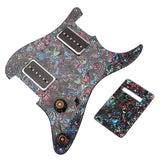 3-layers Pickguard HH02 with Back Cover Accessory Kit for Single Pickup Guitar