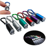 High Quality Mini LED Flashlight Torch KeyChain Keyring Key Chain Ultra Bright Portable For Camping Outdoor Gift
