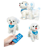 T5EC RC Robot Dog Smart Puppy Programmable Voice Control Singing Walking Remote Control Electronic Pet Educational Toys