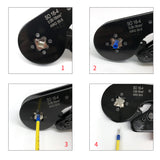 SO 16- 4 Crimping Pliers Terminal Crimper Tools 0.08 -16mm² 30 - 5AWG quadrilateral Crimping Of High Carbon Steel Jaw