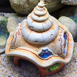 Aquarium Resin House Decoration for Fish Tank Caves Aquatic Pets Hideout for Betta Fish Mushroom/Pineapple/Conch/Anchors