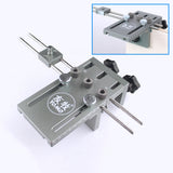 3 in 1 DIY Woodworking Hole Positioner Drill Punch  Guide Locator Jig Joinery System Kit Aluminium Alloy Wood Working Tool