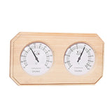 Sauna Wooden Thermometer and Hygrometer Double Sauna Wooden Hygrothermograph