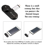 Mobile Phone External Infrared Thermal Imager Center Point Temperature Display for Android Mobile Phone Tools with Adapter