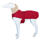 Winter Dog Clothes Waterproof Thick Dog Jacket Clothing Black Dog Warm Coat Leash Hole for Medium Large Dogs