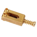 6Pcs Guitar Bridge Saddles Brass Block Dice Telecaster Bridge with Wrench for Electric Guitar 30X11X6mm
