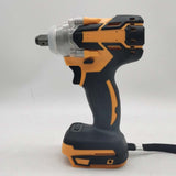 68V 8000mAh Brushless Cordless Impact Wrench 2 Li-Ion Battery Charger w/Battery Power Hand Tool Electric Wrench Multifunctional