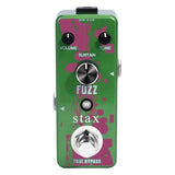 Stax Guitar Fuzz Pedal Special Analog Fuzz Effect Pedals for Electric Guitar Plump and Rich Mini Size Wtih True Bypass