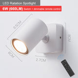 New LED Wall Lamps 90° Folding 350° Rotation 6W Soft Lights Make a Good Reading Environment For You Suitable For Various Scenes