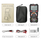 20000 Counts Digital Multimeter Anti-Burn HZ Ohm Capacitance NCV LIVE 1000V 10A AC DC Voltmeter True RMS Smart Multi Tester