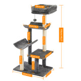 Pet Cat stairs Tree Cando House Multi-Steps Bed Scratching House for Cat Kitten Tower with Cozy Hummock Bed Inside Fast Delivery