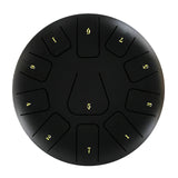 8 Inch Steel Tongue Drum 11 Notes Handpan Drum with Drum Mallet Finger Picks Drum Bag Percussion Instrument for Meditation Yoga