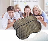 High Quality Eye Care Tourmaline magnetic therapy Anti-Fatigue Eye Massager Sleep/Travel Eyepatch Mask Eyeshade Mask Blindfold